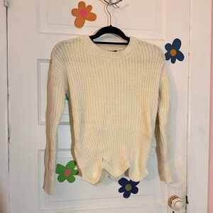 White Zaful Sweater